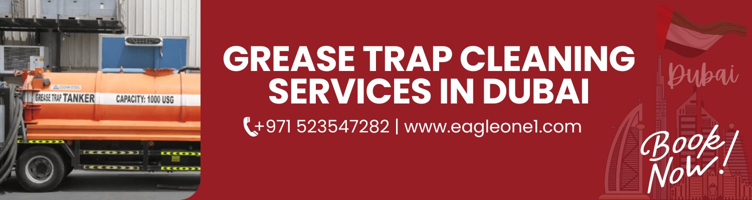 Grease Trap Cleaning SERVICES IN DUBAI Grease Trap Cleaning Service, Dubai by Eagle One Transport LLC , Located at Auto Centre Office No. B 207, 22A St, Al Khabaisi, Deira, Dubai.