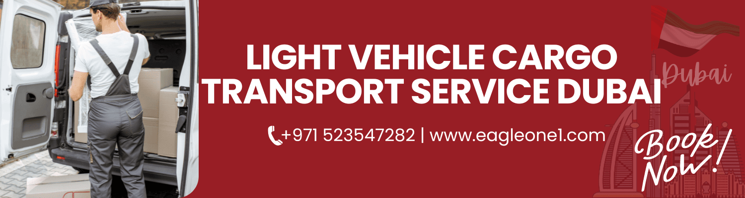 Light Vehicle Cargo Transport SERVICE DUBAI by Eagle One Transport LLC , Located at Auto Centre Office No. B 207, 22A St, Al Khabaisi, Deira, Dubai.
