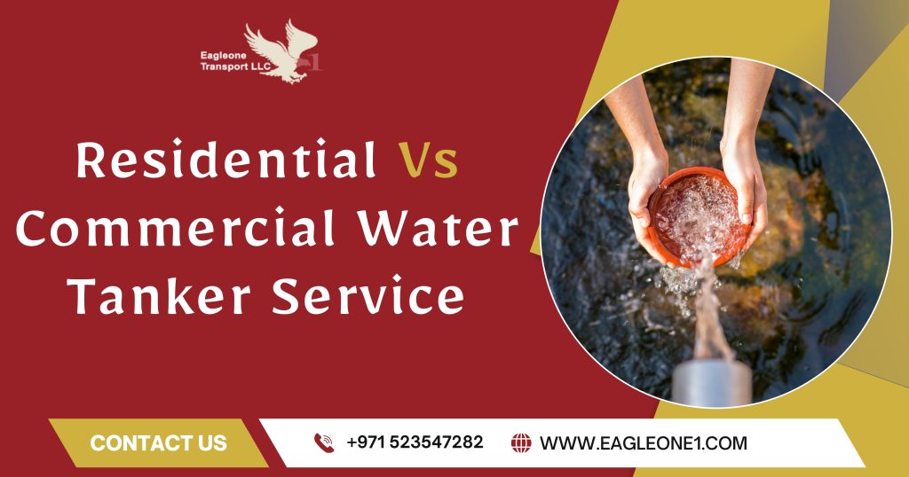 Residential Vs Commercial Water Tanker Service